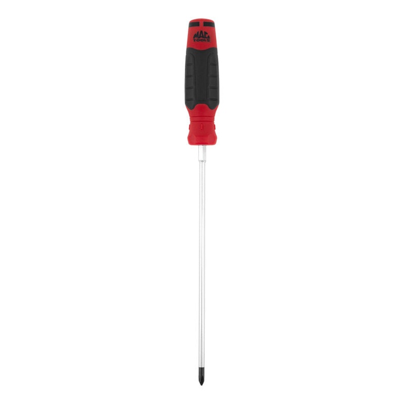 Mac-Grip Long Phillips Screwdriver #1-Phillips x 8" - Red