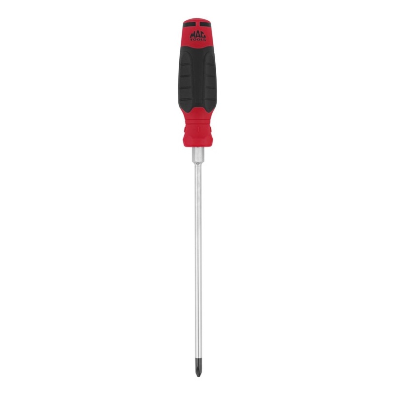 Mac-Grip Phillips Screwdriver #2-Phillips x 8" - Red