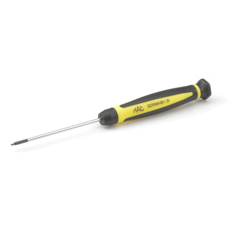Macsimizer Speed Hex Screwdriver 3" x 3/64" - Yellow