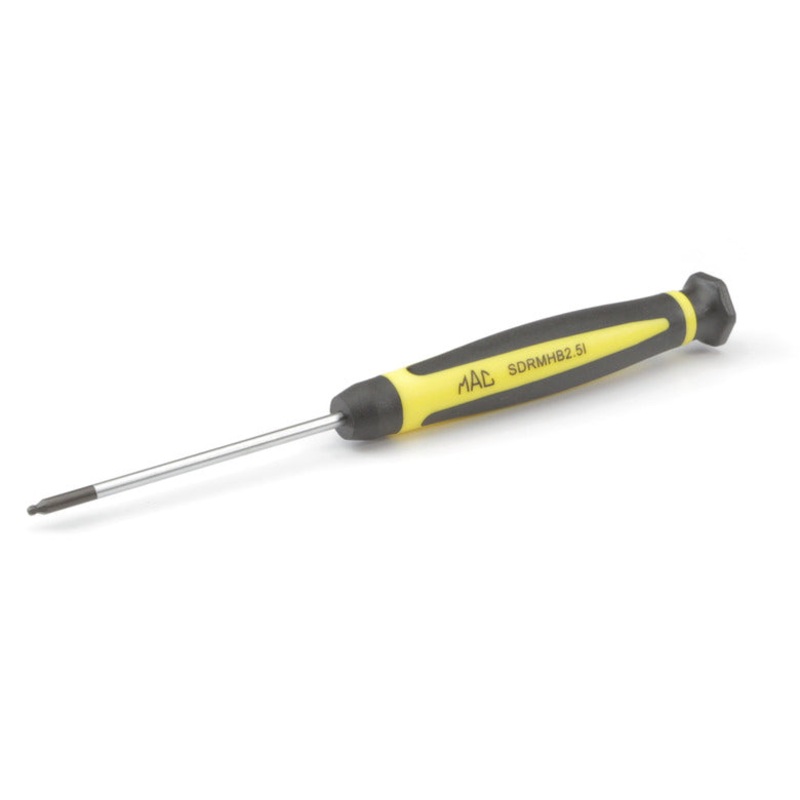Macsimizer Speed Hex Screwdriver 3" x 5/64" - Yellow