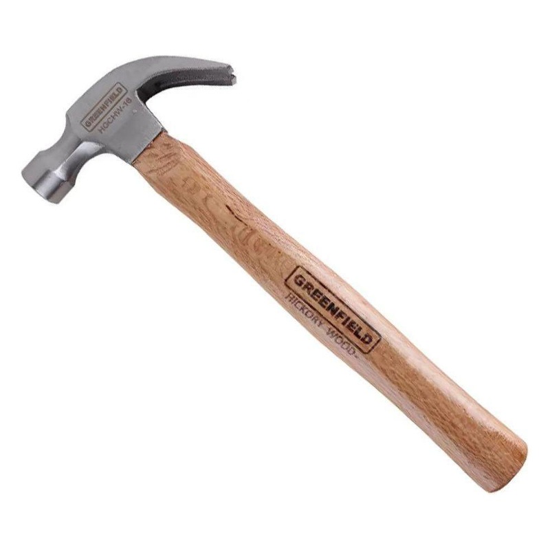 Greenfield Claw Hammer Wood Handle