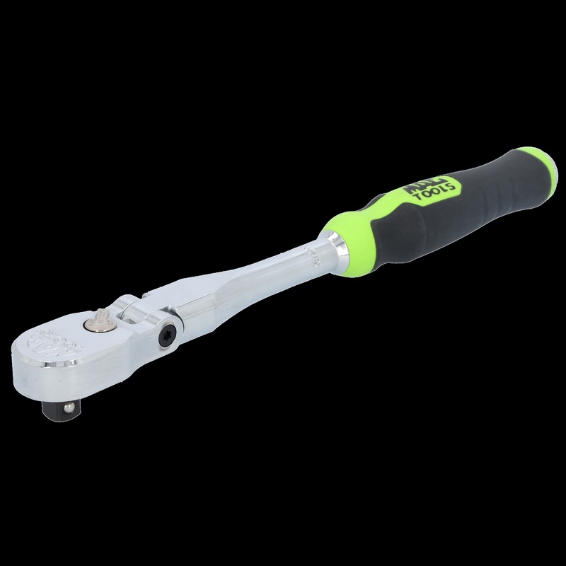 Max90 3/8" Flex  Comfort-Grip Ratchet - 9" Green