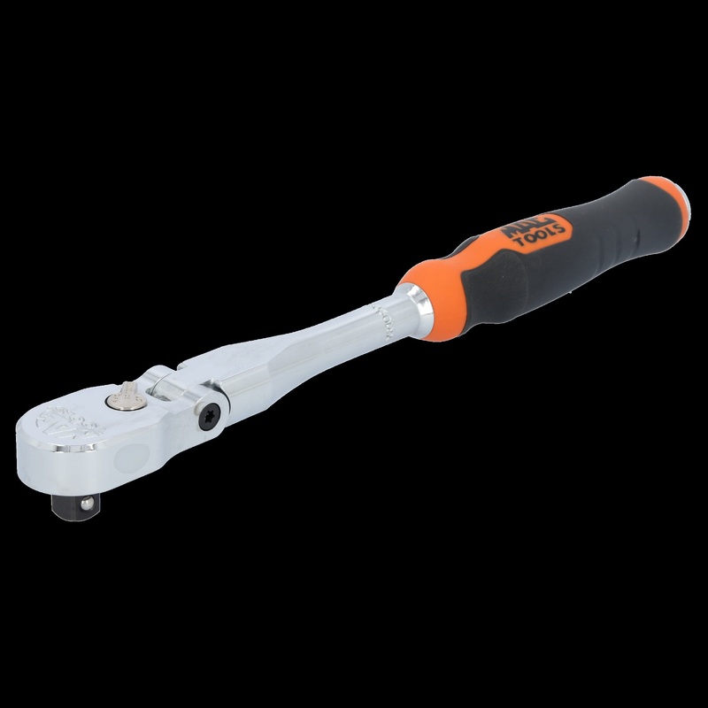Max90 3/8" Flex  Comfort-Grip Ratchet - 9" Orange