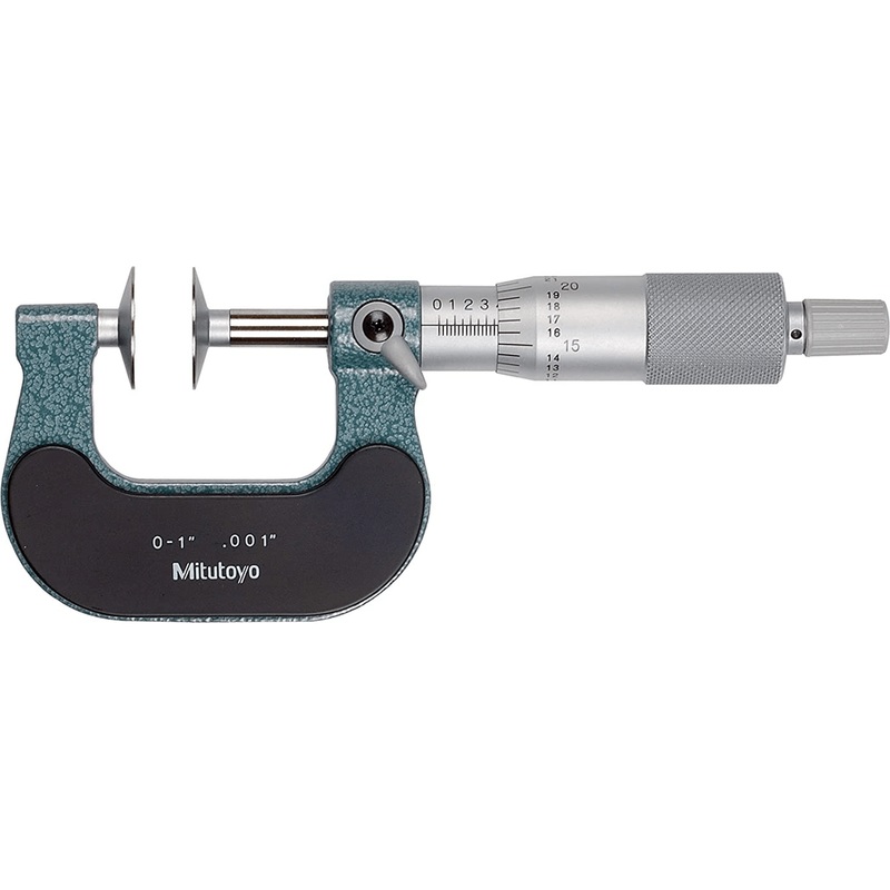 Mitutoyo Disc Type Outside Micrometer, Series 123