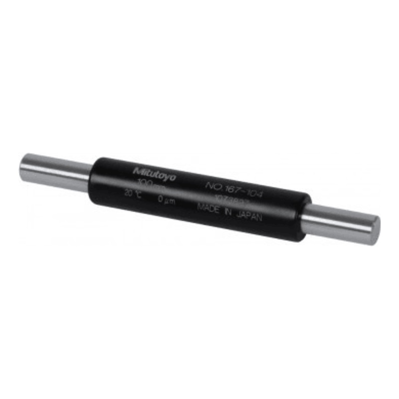 Mitutoyo Micrometer Standard, Series 167 (for the zero point setting of outside micrometers)