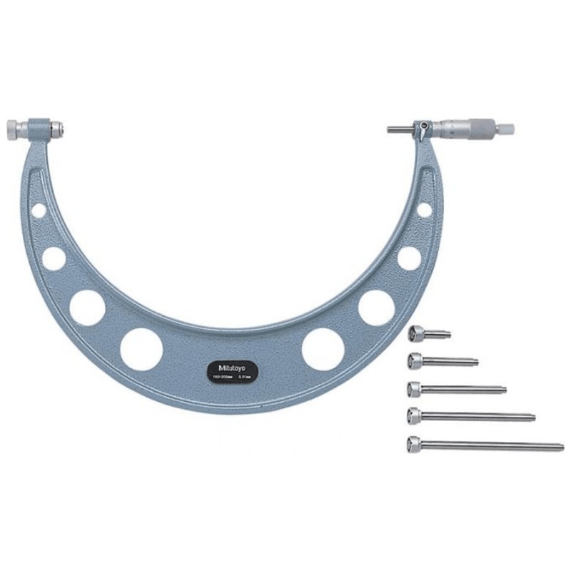 Mitutoyo Outside Micrometer, Series 104 (with interchangeable anvils)