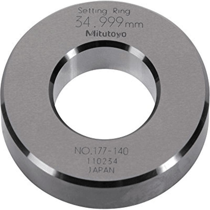 Mitutoyo Setting Ring, Series 177 (for inside micrometers, holtest & dial bore gages)