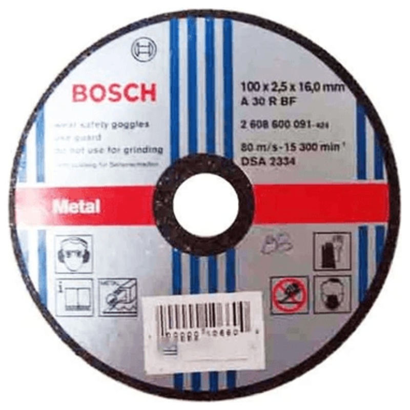 Bosch Cut Off Wheel 4" Standard for Metal A30RBF (2608600091)