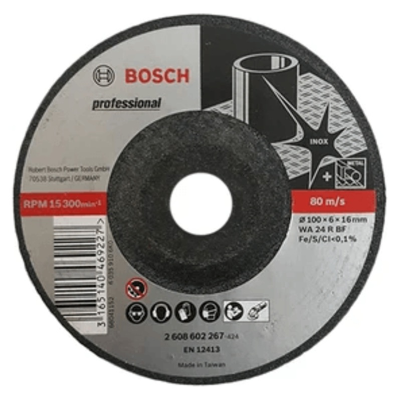 Bosch Grinding Disc 4" for INOX (2608602267)