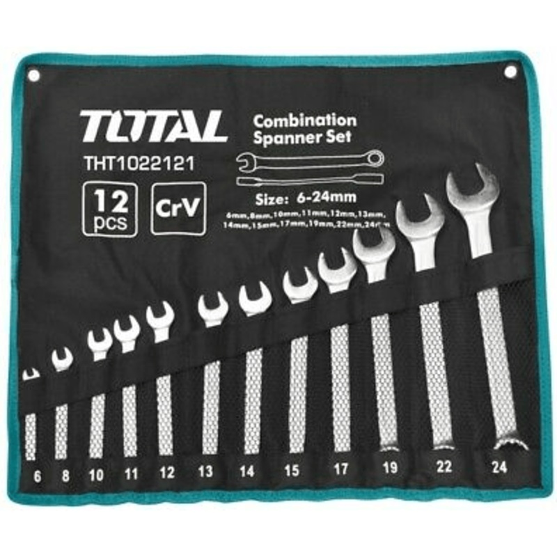 Total THT1022121 Combination Wrench Set 6-24mm