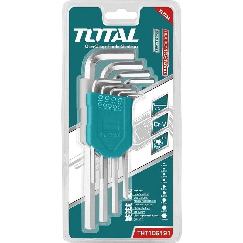 Total THT106191 Hex Allen Key Wrench Set