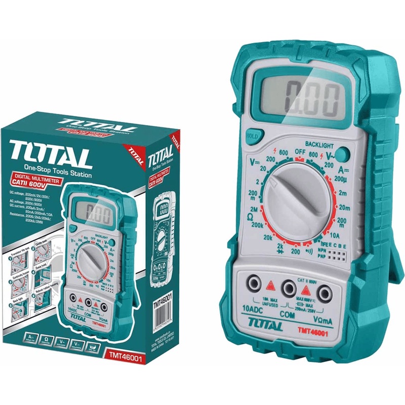 Total TMT46001 Pocket Sized Digital Multimeter / Tester