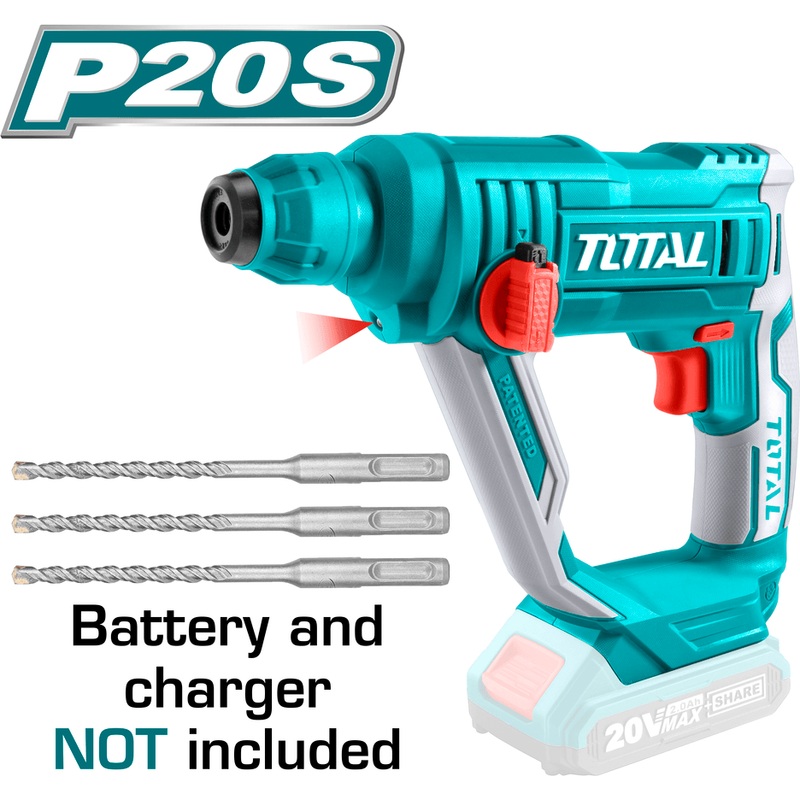 Total TRHLI1601 20V Cordless SDS-plus Rotary Hammer (Bare)
