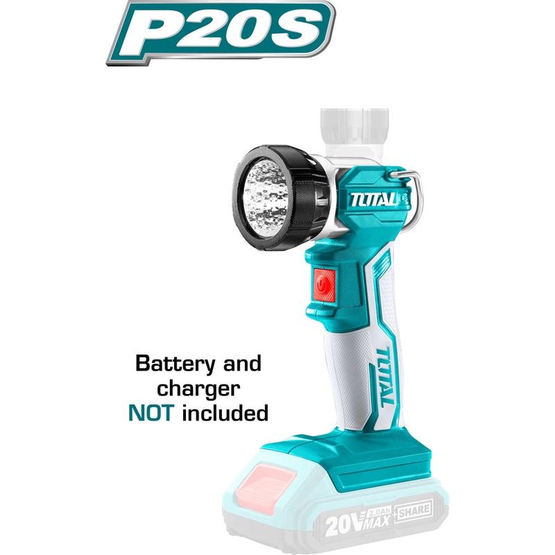 Total TWLI2001 20V Cordless Work Lamp Light (Bare)