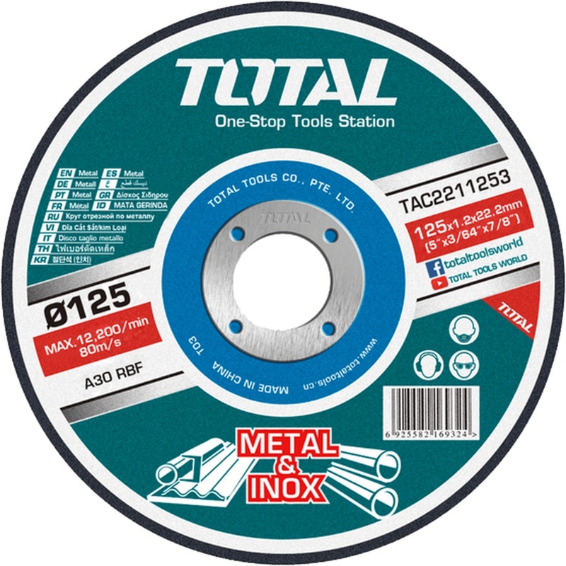 Total TAC2211253 Cut Off Wheel 5"