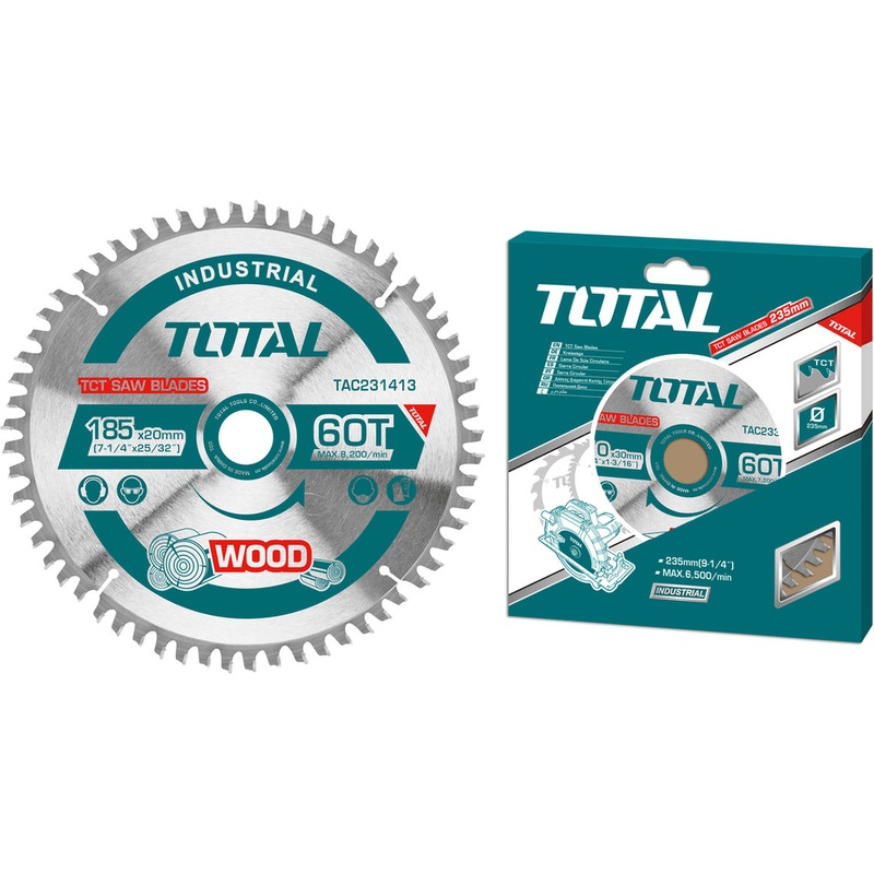 Total TAC231413 Circular Saw Blade 7-1/4"" for Wood