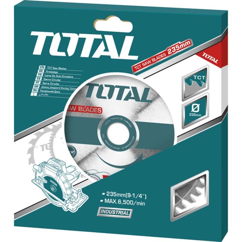 Total TAC231623 Circular Saw Blade 9-1/4"" for Wood