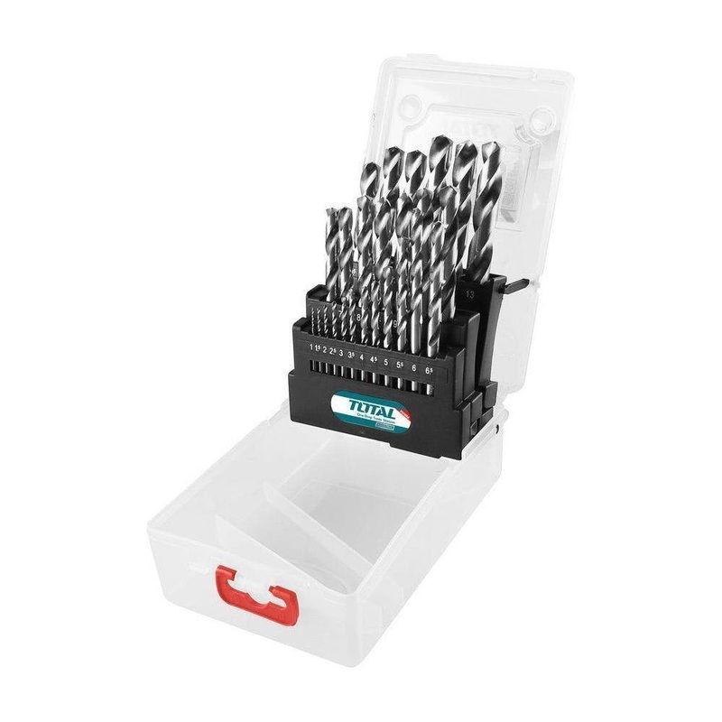 Total TACSD0251 25pcs HSS Metal Drill Bit Set