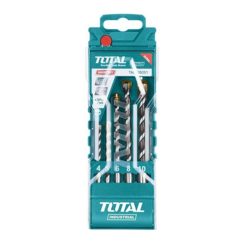 Total TACSD5051 5pcs Masonry Drill Bit Set