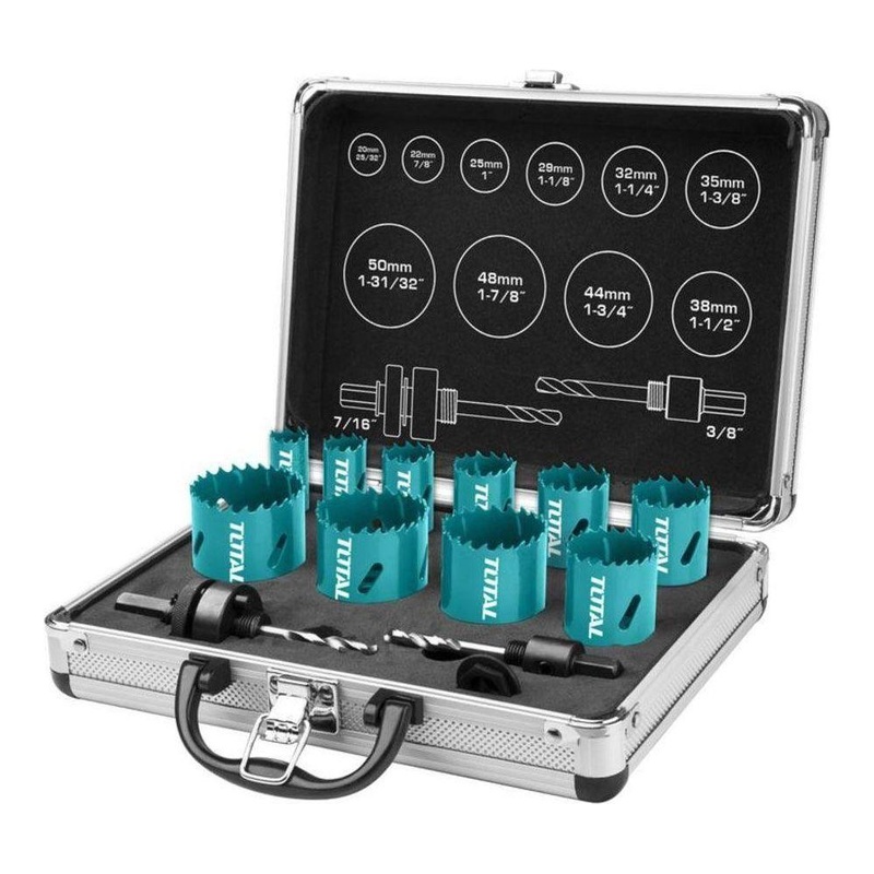 Total TACSH1121 Bi-Metal Hole Saw Set