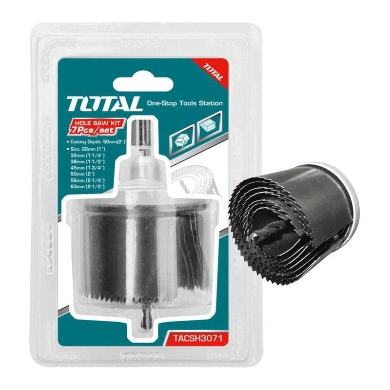 Total TACSH3071 Hole Saw Drill Bit Set