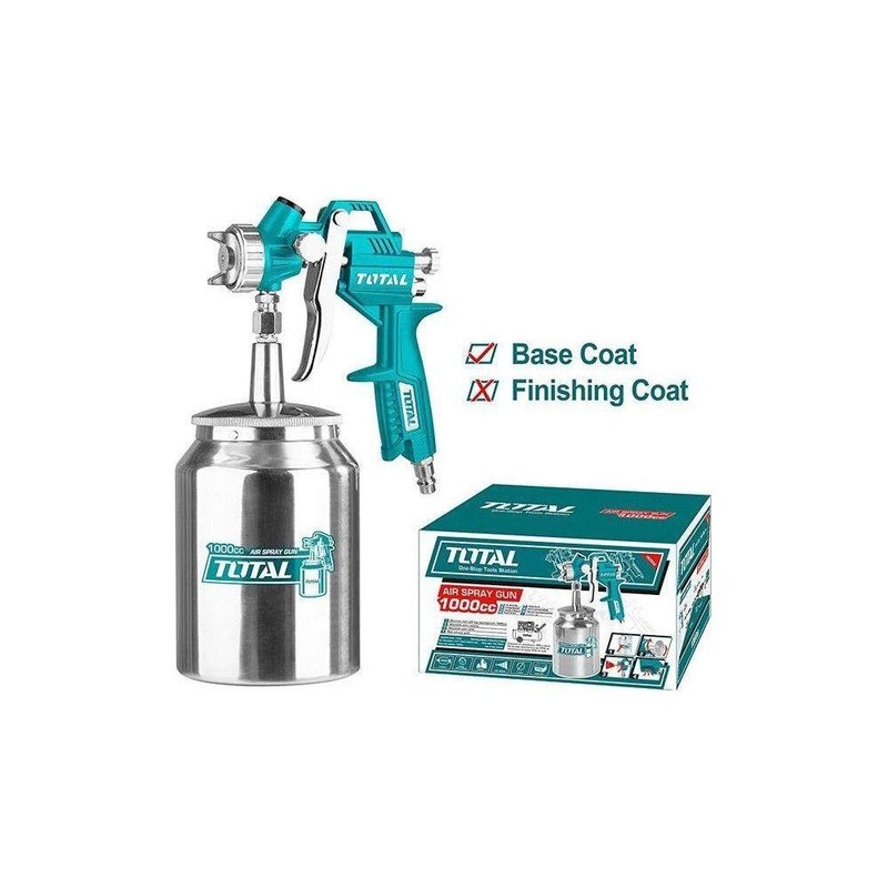 Total TAT11001 Sunction Type Paint Spray Gun 1000cc (1.5mm)