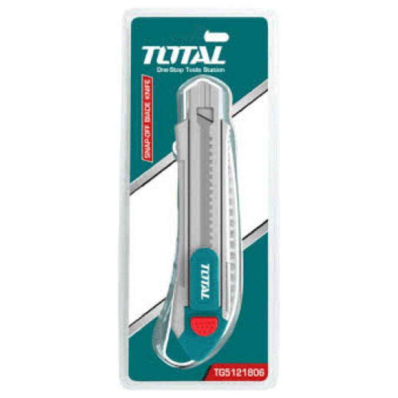 Total TG5121806 Snap Off Cutter Knife 185mm (ALUM)