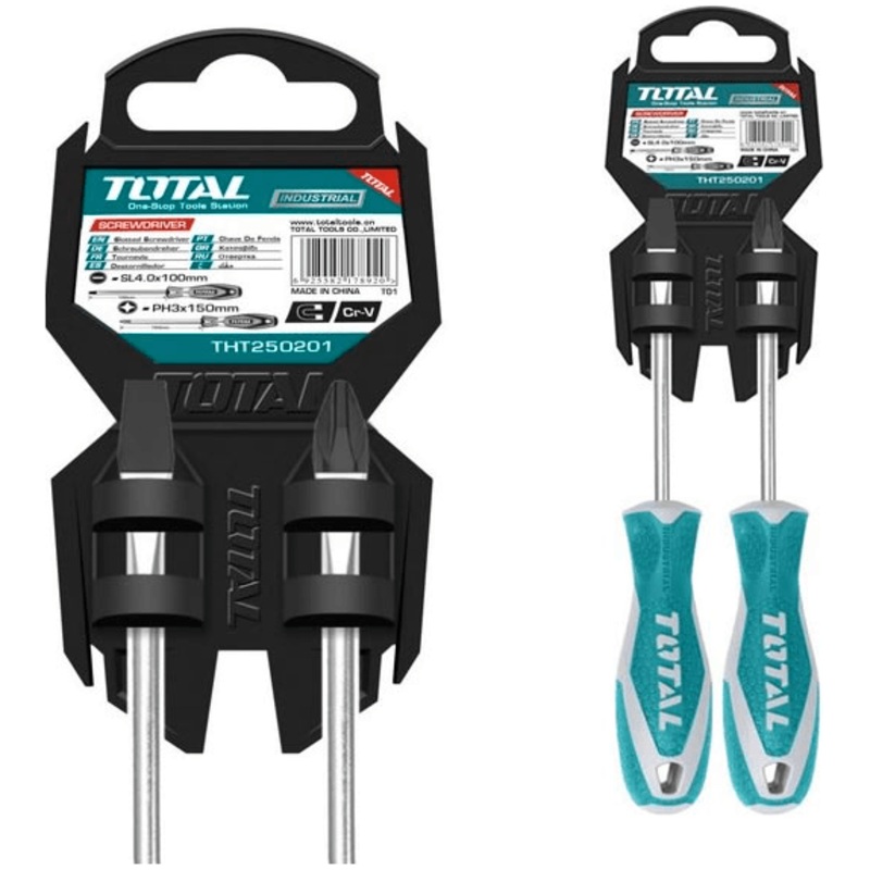Total THT250201 2pcs Screwdriver Set