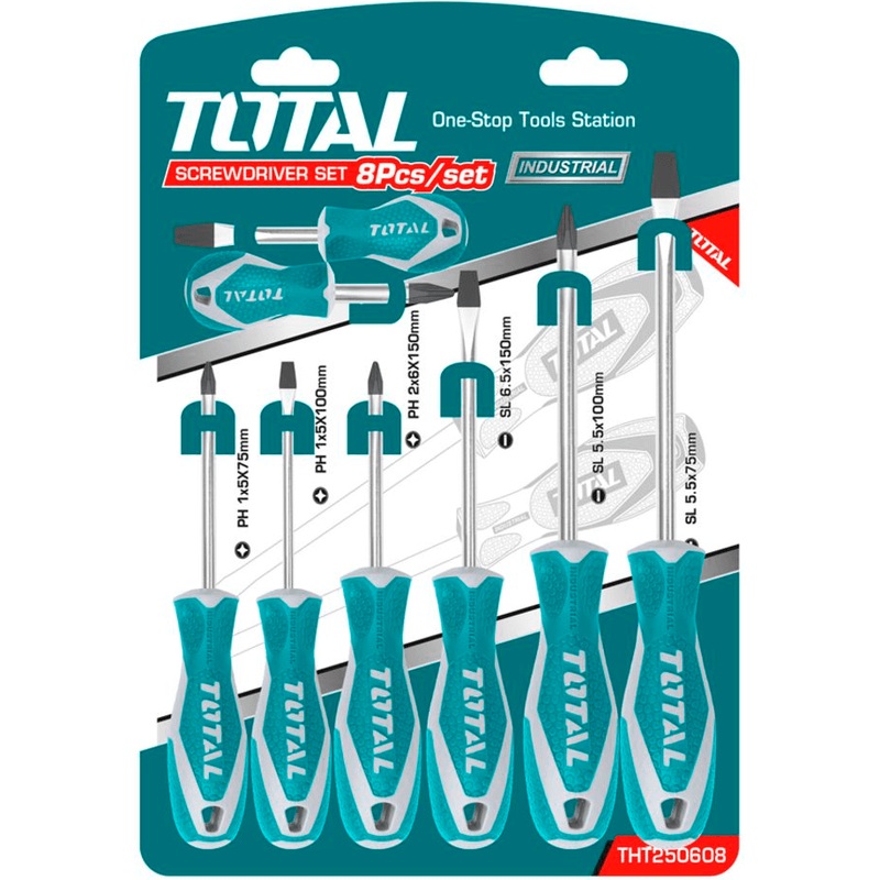 Total THT250608 8pcs Screwdriver Set