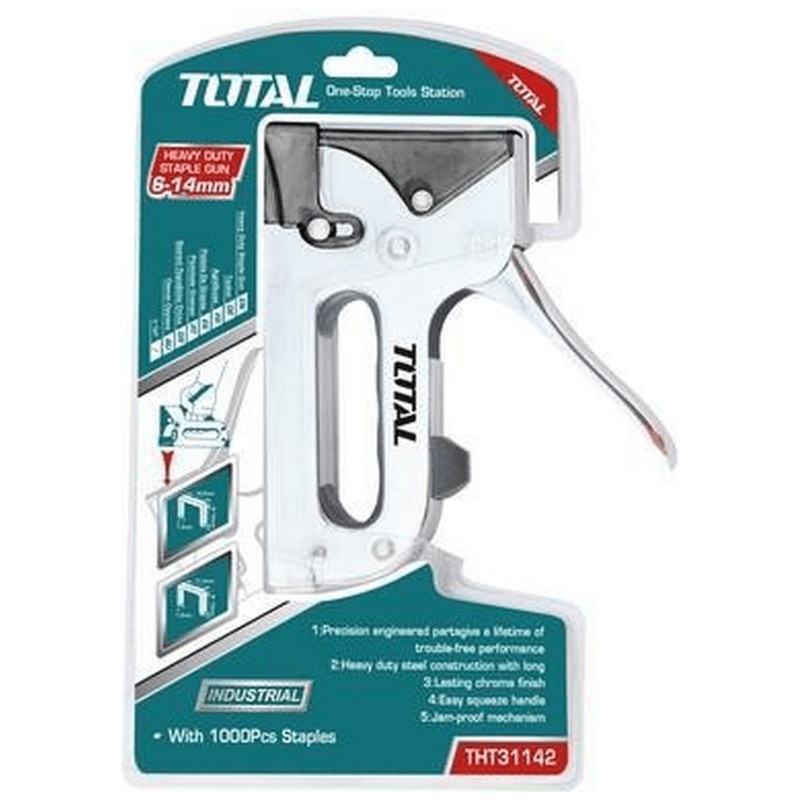 Total THT31142 Staple Gun / Gun Tacker HD (6-14mm)