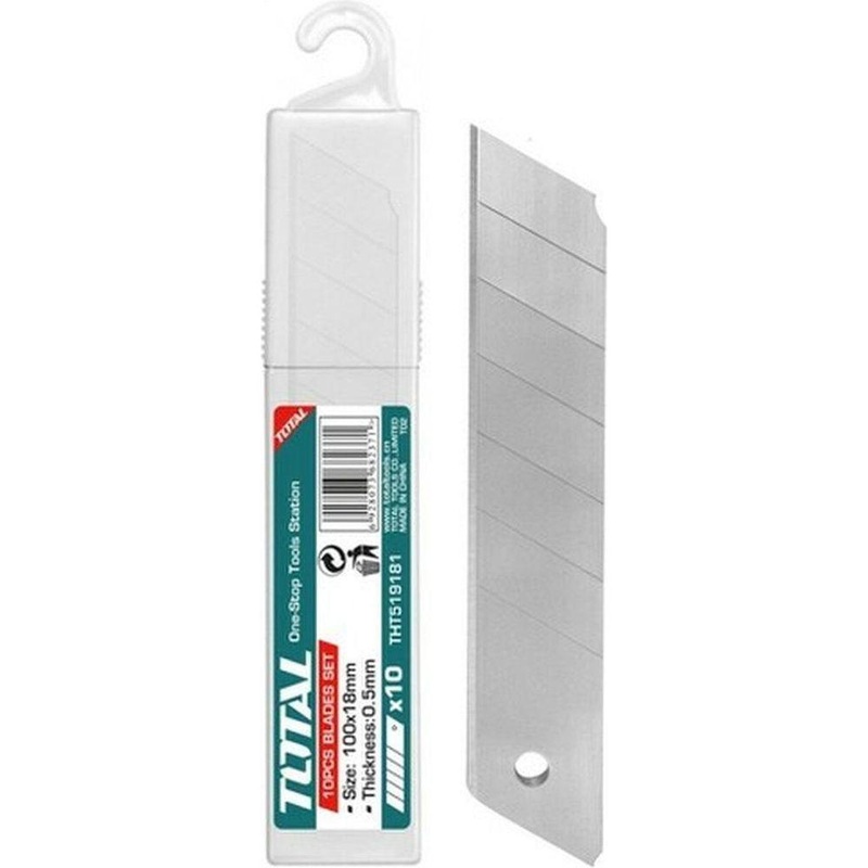Total THT519181 10pcs Snap Off Cutter Knife Blade Refill