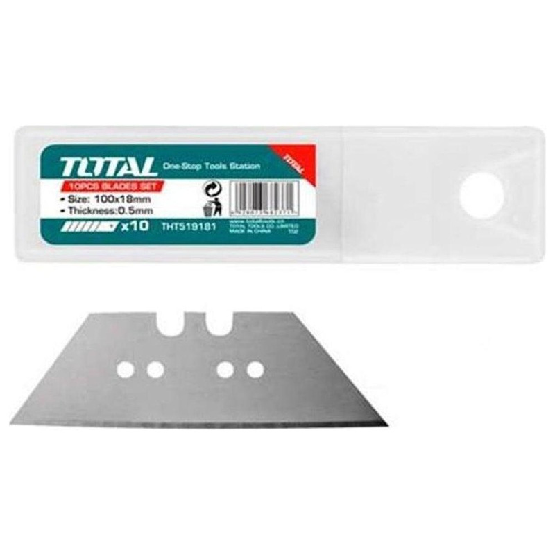 Total THT519611 10pcs Utility Cutter Knife Refill