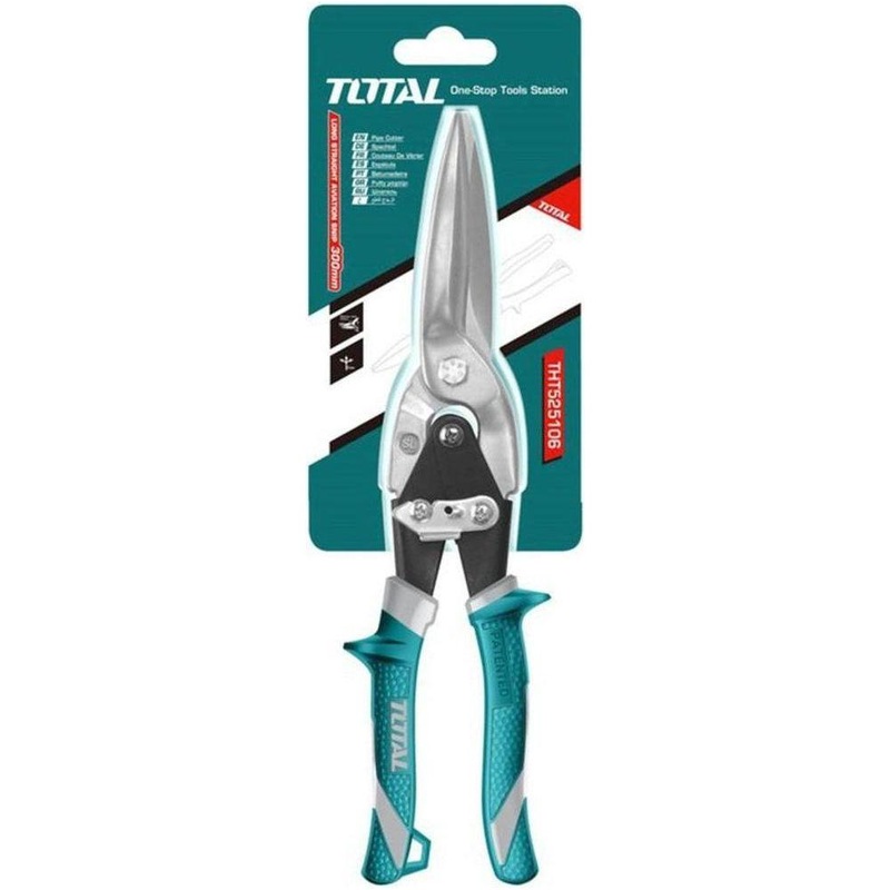 Total THT525106 Long Straight Aviation Snips 12"