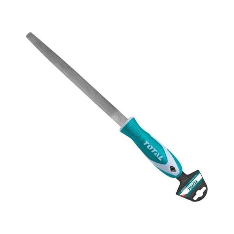 Total THT91286 Half Round Steel File with Handle