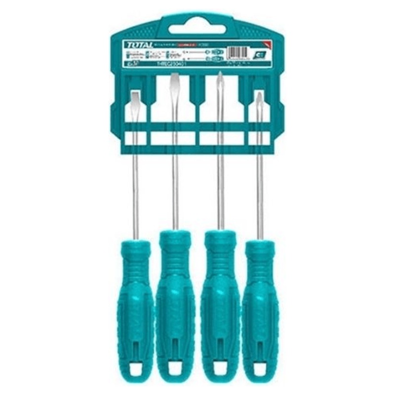 Total THTDC250401 4pcs Screwdriver Set