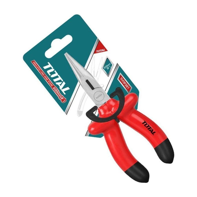 Total THTIP381 VDE Insulated Long Nose Plier 8"
