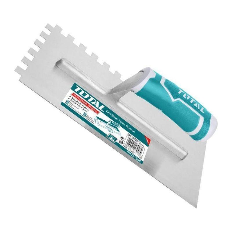 Total THTT81286 Plastering Trowel with Teeth (Plastic Handle)