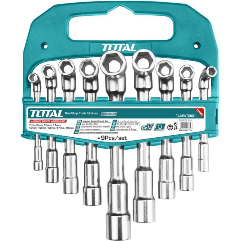 Total TLASWT0901 L-Angle Socket Wrench Set
