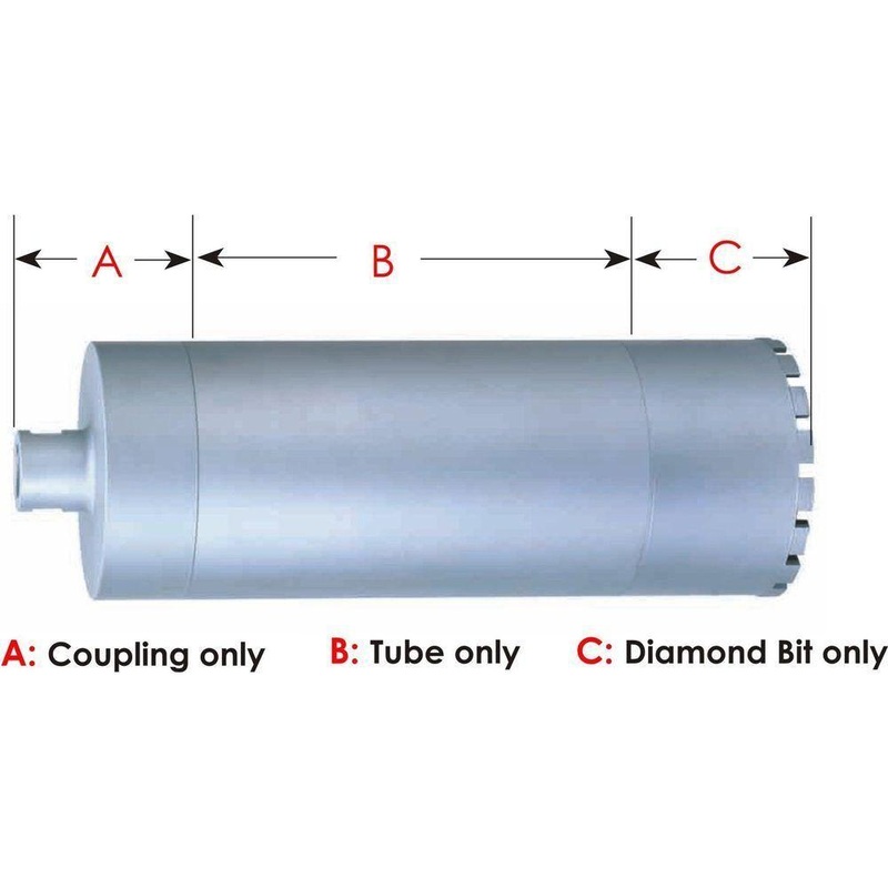 AGP 3-Section Wet Type Diamond Core Drill Bit