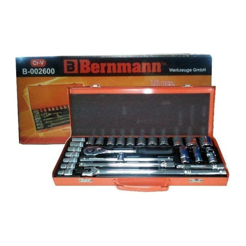 Bernmann B-002600 Socket Wrench Set 1/2" Drive