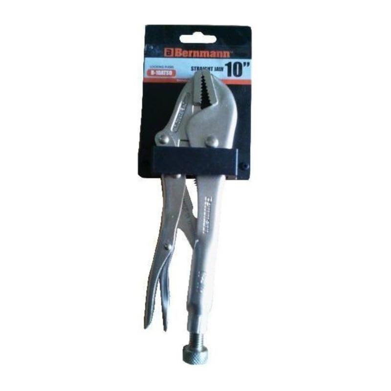 Bernmann Straight Jaw Vise Grip Locking Pliers