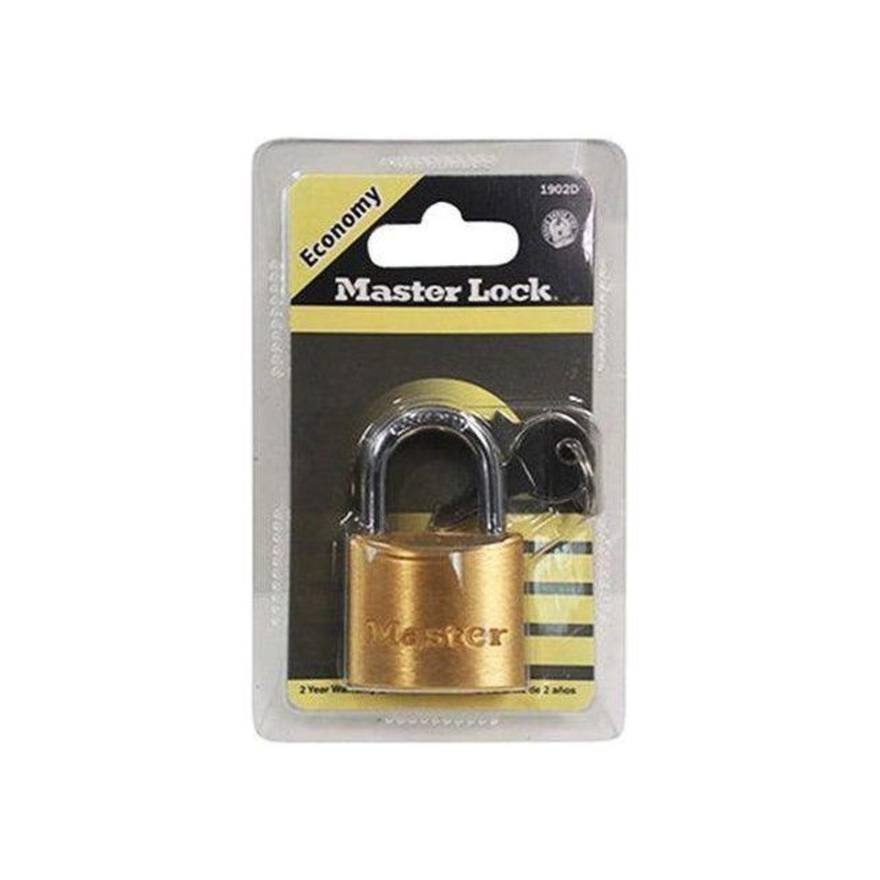 MasterLock ECO Solid Brass Padlock Short Shackle