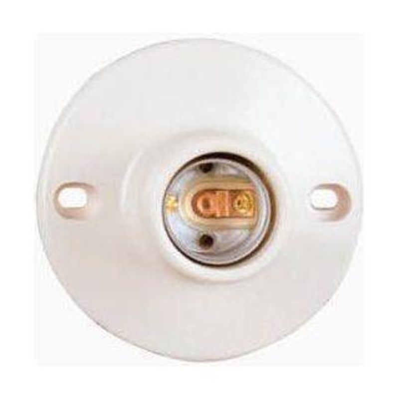 Omni E27-030 Ceiling Receptacle 3-1/2" with Screw 6A 250V