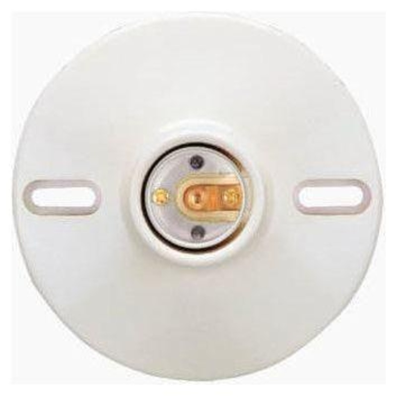 Omni E27-040 Ceiling Receptacle 4-1/4" with Screw 6A 250V