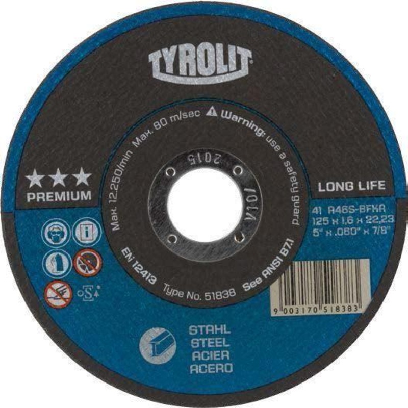 Tyrolit Straight Cut Off Wheel [Premium]