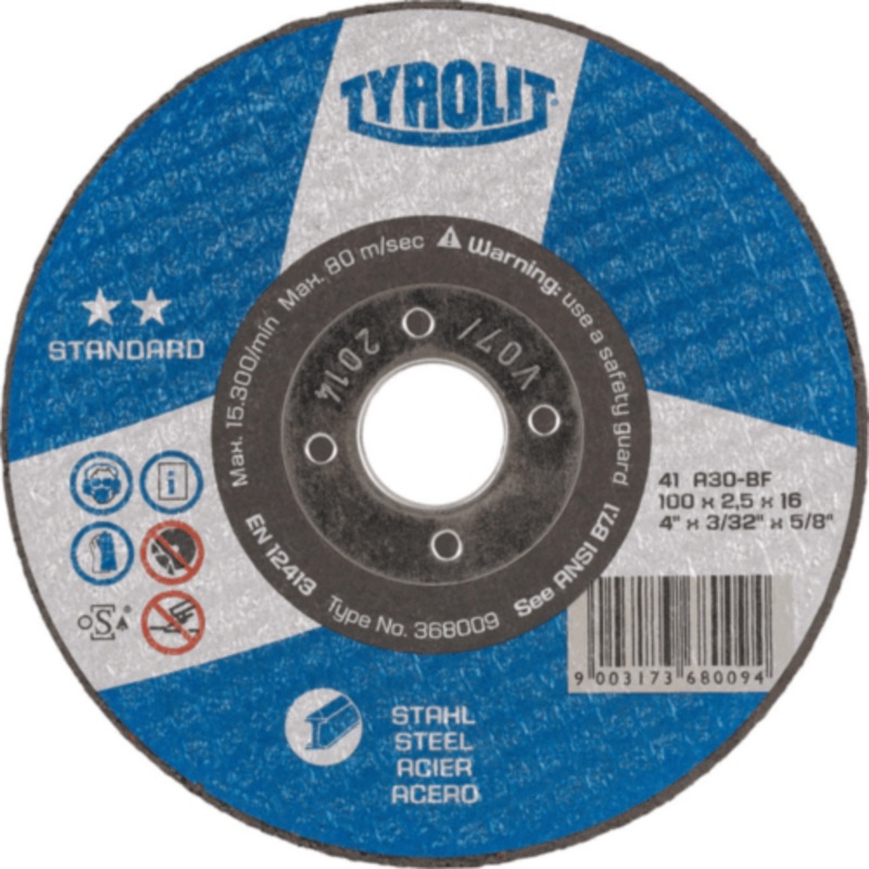 Tyrolit Straight Cut Off Wheel [Standard]