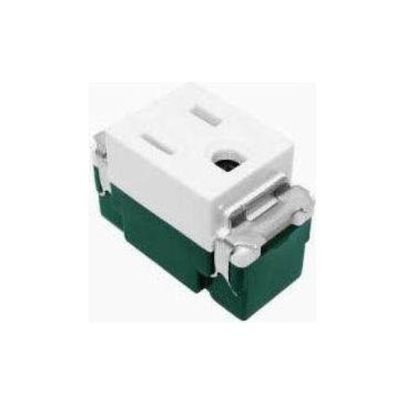 Omni WEG-203 Convenience Outlet with Ground 10A 250V (Flush Type)