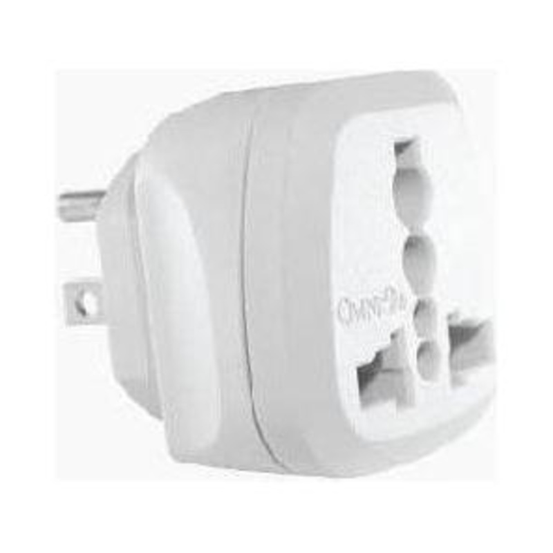 Omni WUA-003 Universal Adapter with Ground 15A 125V