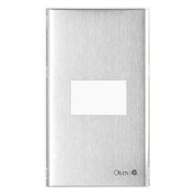 Omni WWP-110S Stainless 1-Gang Plate (Wide Series)