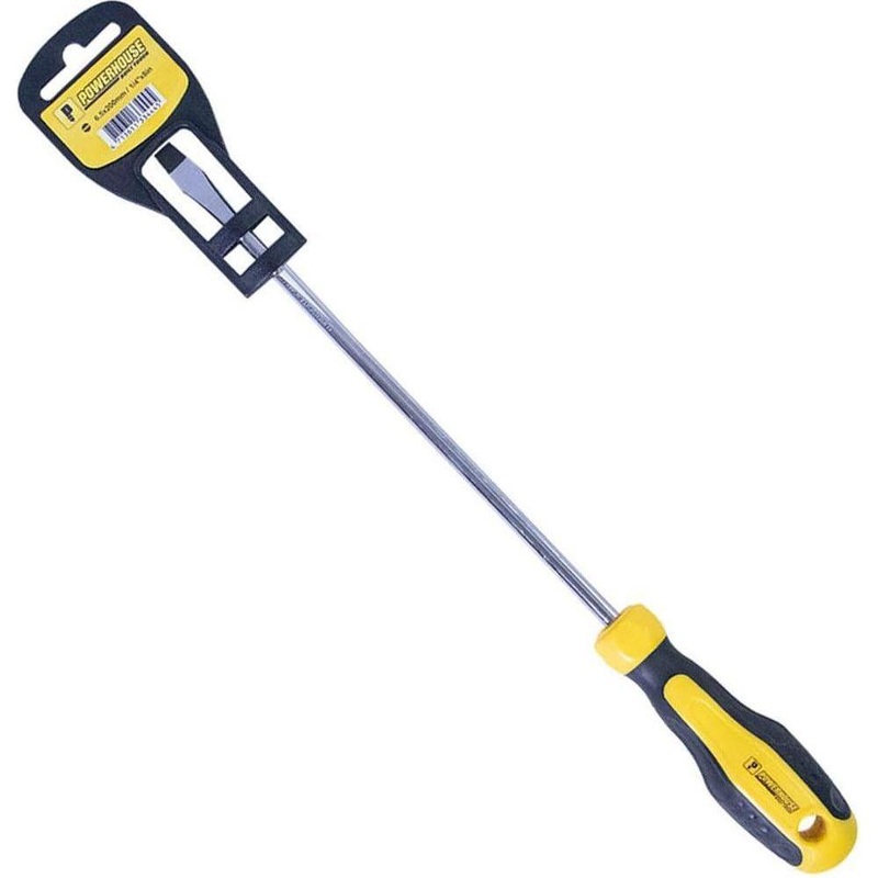 Powerhouse Cushion Grip Flat Screwdriver (-)
